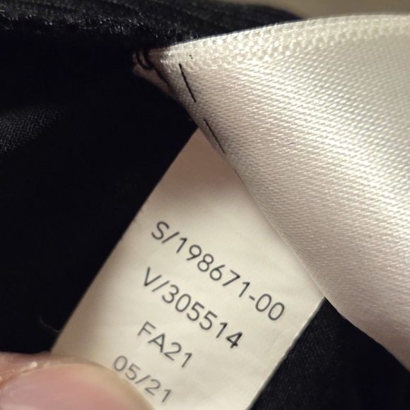 Athleta Brooklyn Mid Rise Ankle Pant Black Trouser Relaxed 198671 Women's 18 - Picture 8 of 9